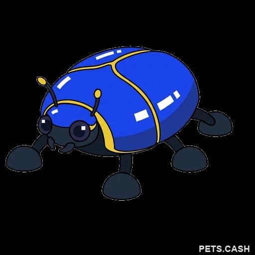 Giant Blue Scarab