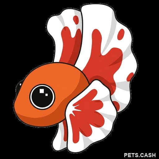Orange Betta Fish