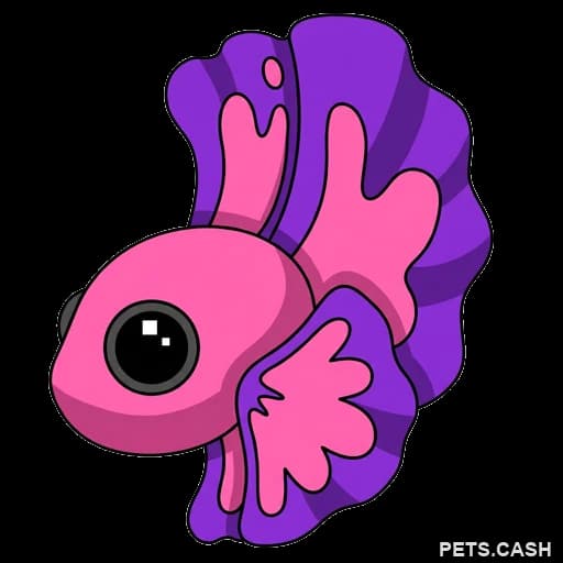 Pink Betta Fish