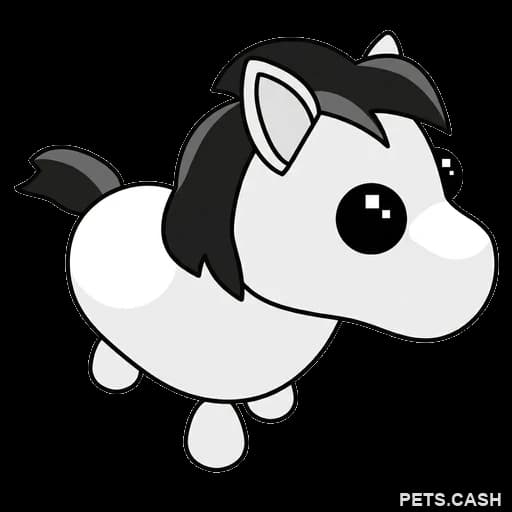 Shetland Pony White